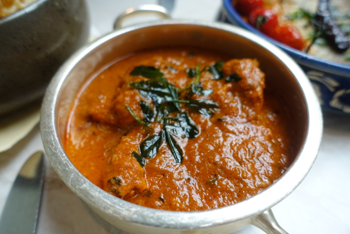 Kutir signature dishes Chicken Tikka Masala
Baingan Bharta
Gobhi Masala